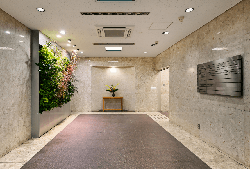 社名プレート掲示